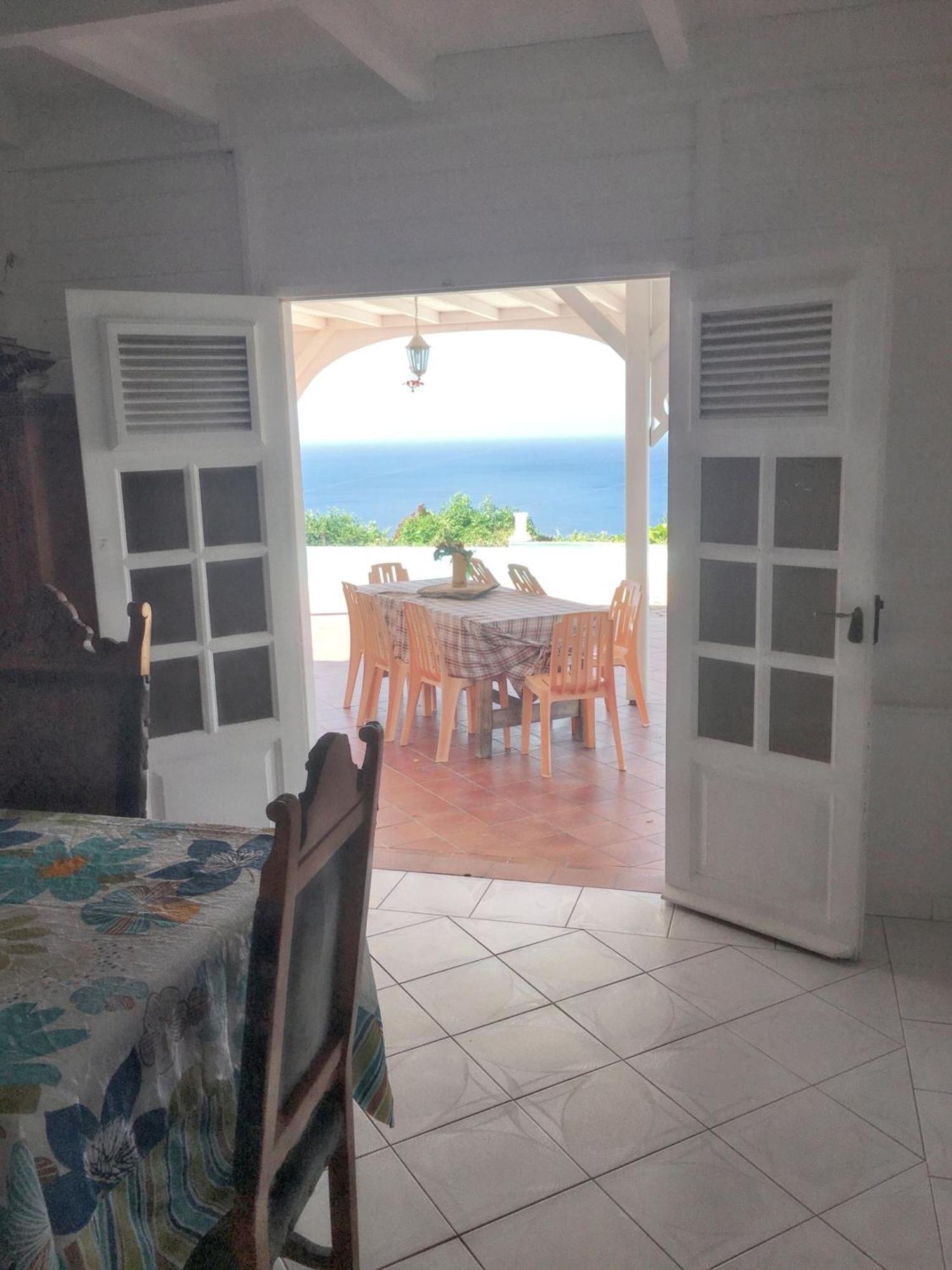 Villa Enchantee Avec Vue Sur Mer Et Piscine Au Carbet Le Carbet Eksteriør bilde