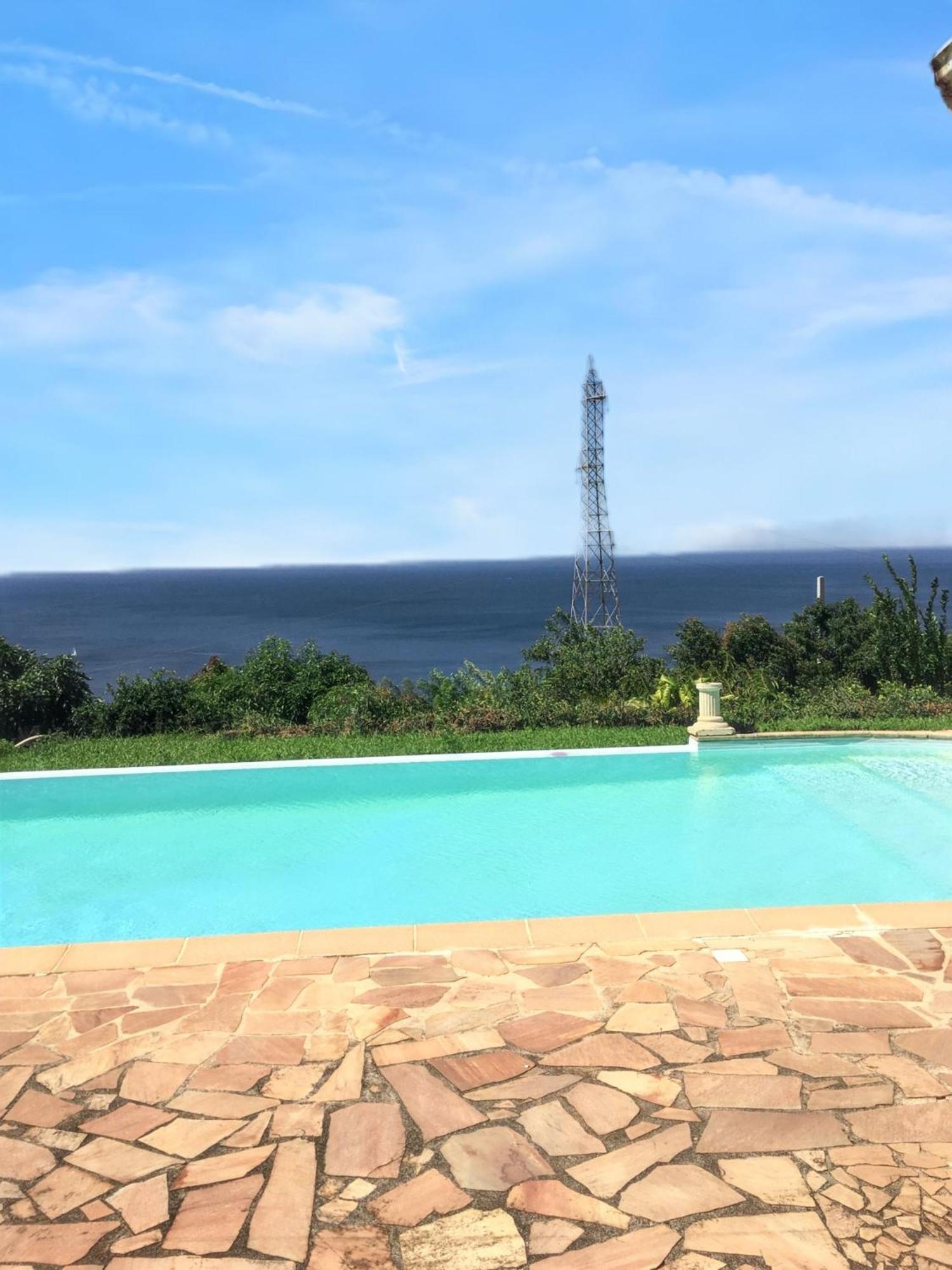 Villa Enchantee Avec Vue Sur Mer Et Piscine Au Carbet Le Carbet Eksteriør bilde